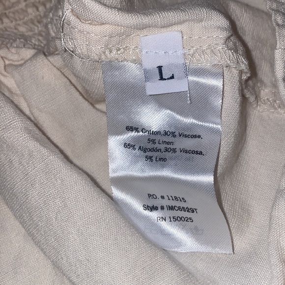 SOLAÍ THE LABEL OFF THE SHOULDER TOP SIZE LARGE - Picture 3 of 4